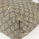 GUCCI GG Supreme Tote Bag PVC Beige 211137 Auth BA9292-15