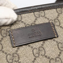 GUCCI GG Supreme Tote Bag PVC Beige 211137 Auth BA9292-17