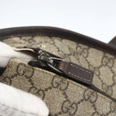 GUCCI GG Supreme Tote Bag PVC Beige 211137 Auth BA9292-10