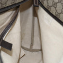 GUCCI GG Supreme Tote Bag PVC Beige 211137 Auth BA9292-20