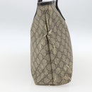 GUCCI GG Supreme Tote Bag PVC Beige 211137 Auth BA9292-3