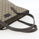 GUCCI GG Supreme Tote Bag PVC Beige 211137 Auth BA9292-7
