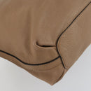 Chloe Elsie Hand Bag Leather 2way Beige Gold Auth BA9293-17