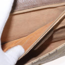 GUCCI GG Supreme Shoulder Bag PVC Beige Gold Auth BA9294-22