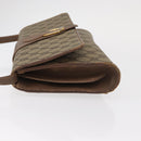 GUCCI GG Supreme Shoulder Bag PVC Beige Gold Auth BA9294-4