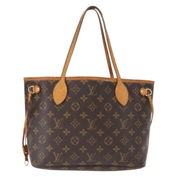 LOUIS VUITTON Monogram Neverfull PM Tote Bag M40155 LV Auth BA9297