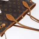 LOUIS VUITTON Monogram Neverfull PM Tote Bag M40155 LV Auth BA9297-6