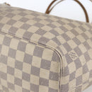 LOUIS VUITTON Damier Azur Neverfull MM Tote Bag N41605 LV Auth BA9303-9