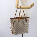 LOUIS VUITTON Damier Azur Neverfull MM Tote Bag N41605 LV Auth BA9303-21