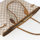 LOUIS VUITTON Damier Azur Neverfull MM Tote Bag N41605 LV Auth BA9303-6