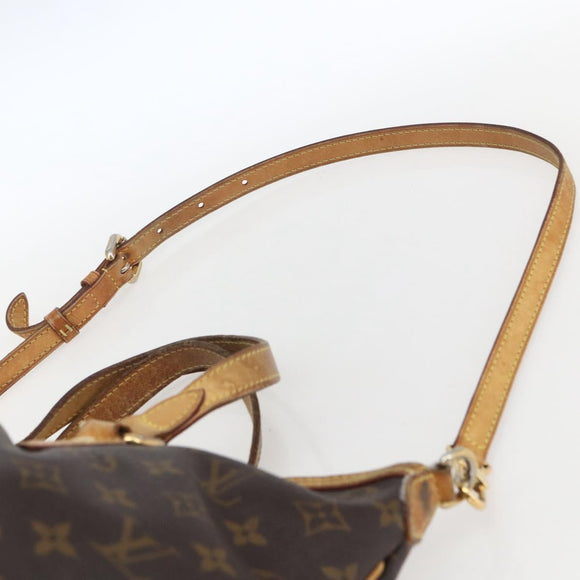 LOUIS VUITTON Monogram Palermo PM Tote Bag M40145 LV Auth BA9304