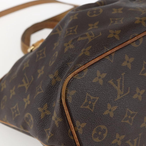 LOUIS VUITTON Monogram Palermo PM Tote Bag M40145 LV Auth BA9304