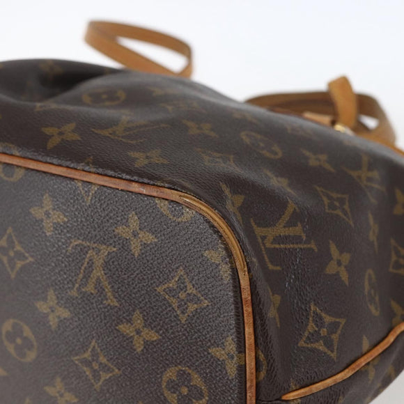 LOUIS VUITTON Monogram Palermo PM Tote Bag M40145 LV Auth BA9304