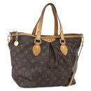 LOUIS VUITTON Monogram Palermo PM Tote Bag M40145 LV Auth BA9304-1