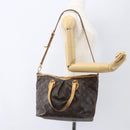 LOUIS VUITTON Monogram Palermo PM Tote Bag M40145 LV Auth BA9304-25