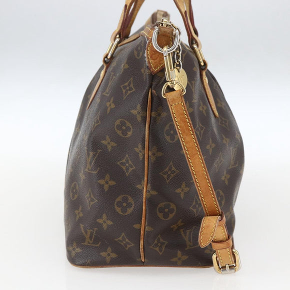 LOUIS VUITTON Monogram Palermo PM Tote Bag M40145 LV Auth BA9304