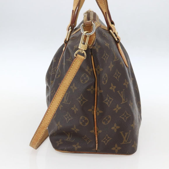 LOUIS VUITTON Monogram Palermo PM Tote Bag M40145 LV Auth BA9304