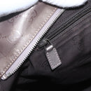 GUCCI GG implementation Tote Bag PVC Silver 211137 Auth BA9306-19