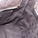 GUCCI GG implementation Tote Bag PVC Silver 211137 Auth BA9306-21