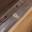 GUCCI GG Supreme Horsebit Shoulder Bag PVC Beige Gold 33 001 3376 Auth BA9313-18