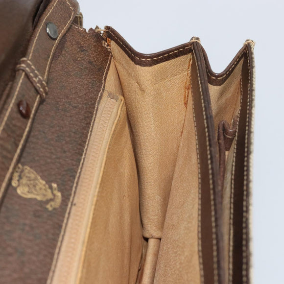 GUCCI GG Supreme Horsebit Shoulder Bag PVC Beige Gold 33 001 3376 Auth BA9313