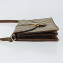 GUCCI GG Supreme Horsebit Shoulder Bag PVC Beige Gold 33 001 3376 Auth BA9313-4