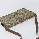 GUCCI GG Supreme Horsebit Shoulder Bag PVC Beige Gold 33 001 3376 Auth BA9313-6
