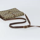 GUCCI GG Supreme Horsebit Shoulder Bag PVC Beige Gold 33 001 3376 Auth BA9313-7