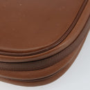 Burberrys Shoulder Bag Leather Brown Gold Auth BA9317-15