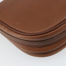 Burberrys Shoulder Bag Leather Brown Gold Auth BA9317-16