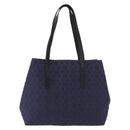 Jimmy Choo Sophia S Tote Bag Canvas Navy Silver Auth BA9319-13