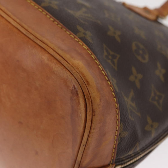 LOUIS VUITTON Monogram Alma Hand Bag M51130 LV Auth BA9322