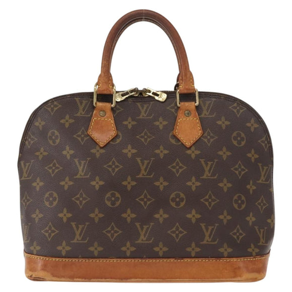 LOUIS VUITTON Monogram Alma Hand Bag M51130 LV Auth BA9322