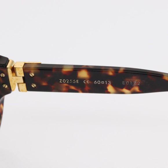 LOUIS VUITTON Supson Oversized Sunglasses plastic Brown LV Auth BA9323