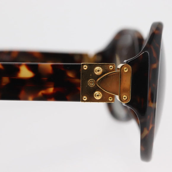 LOUIS VUITTON Supson Oversized Sunglasses plastic Brown LV Auth BA9323