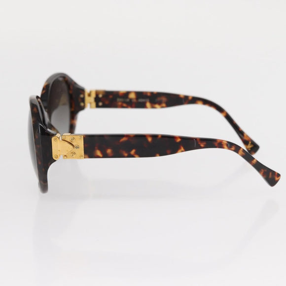 LOUIS VUITTON Supson Oversized Sunglasses plastic Brown LV Auth BA9323