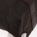 HERMES Acape Luco PM Hand Bag Nylon Dark Brown Auth BA9324-15