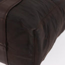 HERMES Acape Luco PM Hand Bag Nylon Dark Brown Auth BA9324-16