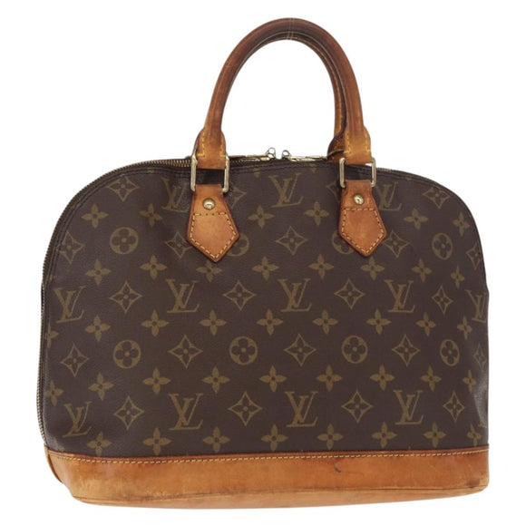 LOUIS VUITTON Monogram Alma Hand Bag M51130 LV Auth BA9326