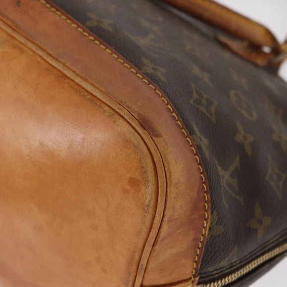 LOUIS VUITTON Monogram Alma Hand Bag M51130 LV Auth BA9326