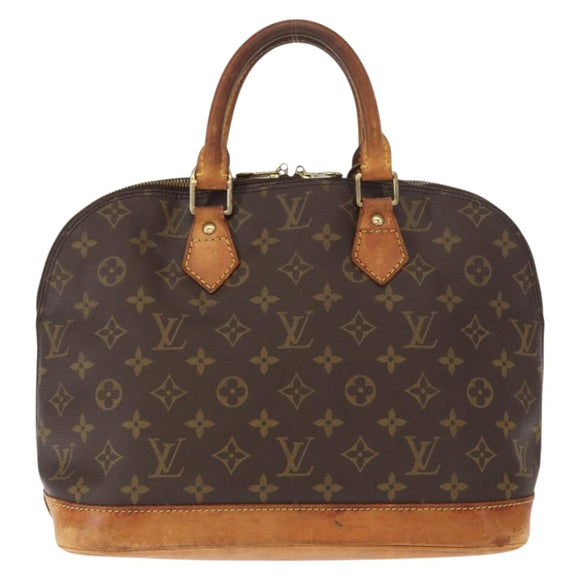 LOUIS VUITTON Monogram Alma Hand Bag M51130 LV Auth BA9326