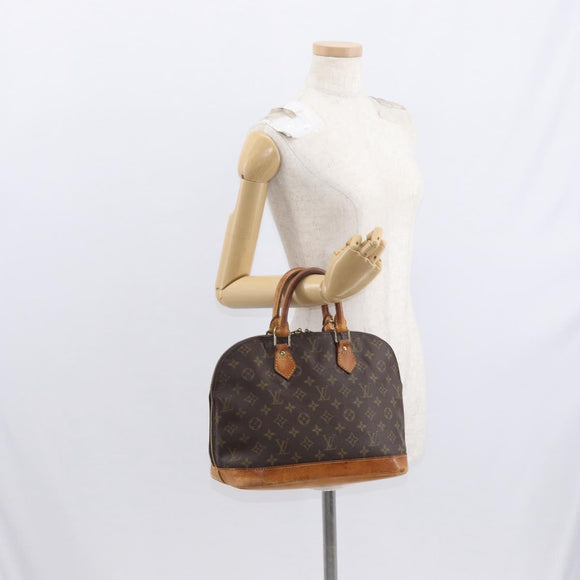 LOUIS VUITTON Monogram Alma Hand Bag M51130 LV Auth BA9326
