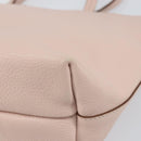 Salvatore Ferragamo Gancini Tote Bag Leather Pink Gold Auth BA9328-13