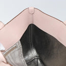 Salvatore Ferragamo Gancini Tote Bag Leather Pink Gold Auth BA9328-18