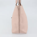 Salvatore Ferragamo Gancini Tote Bag Leather Pink Gold Auth BA9328-4