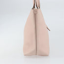Salvatore Ferragamo Gancini Tote Bag Leather Pink Gold Auth BA9328-5
