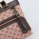 LOUIS VUITTON Monogram Mini Lucille PM Hand Bag Red M92678 LV Auth BA9329-17