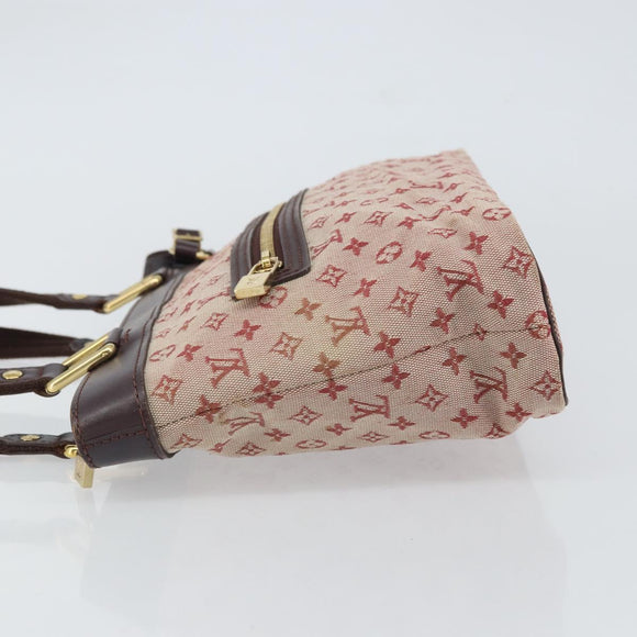 LOUIS VUITTON Monogram Mini Lucille PM Hand Bag Red M92678 LV Auth BA9329