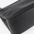 Salvatore Ferragamo Vala Shoulder Bag Leather Black Silver Auth BA9331-13