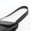 Salvatore Ferragamo Vala Shoulder Bag Leather Black Silver Auth BA9331-8
